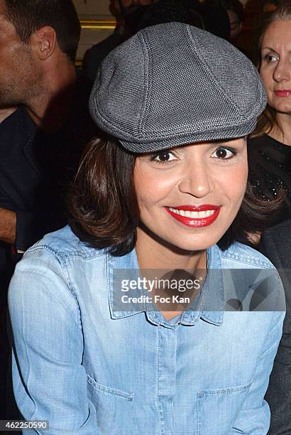 Laurence Roustandjee attends the Legends of Monaco show as part of Paris Fashion Week Haute Couture Spring/Summer 2015 on January 25, 2015 in Paris,...