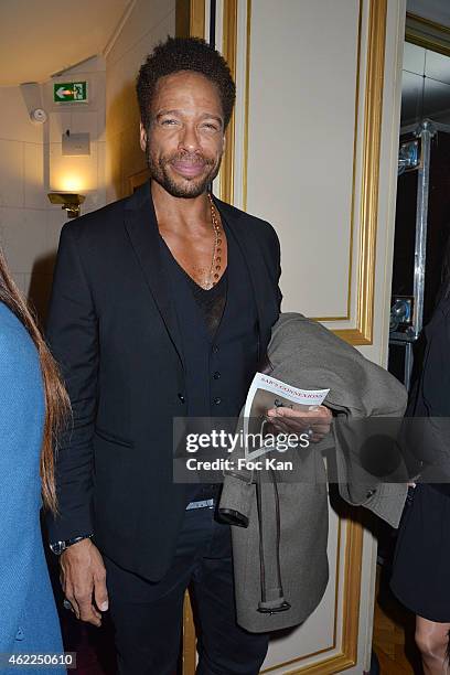 Gary Dourdan attends the Legends of Monaco show as part of Paris Fashion Week Haute Couture Spring/Summer 2015 on January 25, 2015 in Paris, France.