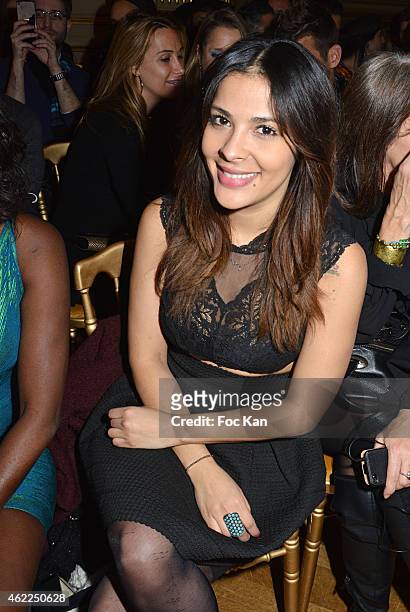 Presenter Gyselle Soares attends the Legends of Monaco show as part of Paris Fashion Week Haute Couture Spring/Summer 2015 on January 25, 2015 in...