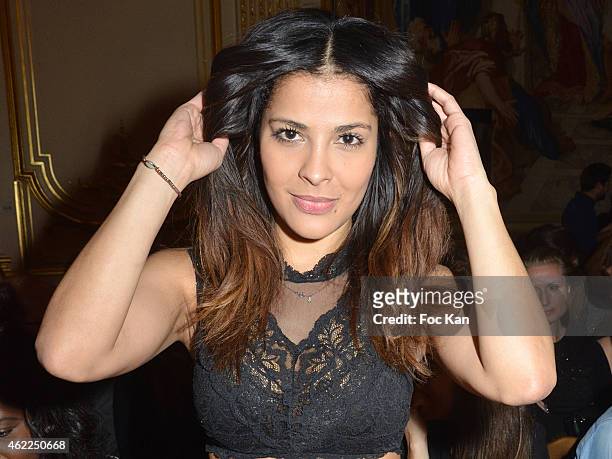 Presenter Gyselle Soares attends the Legends of Monaco show as part of Paris Fashion Week Haute Couture Spring/Summer 2015 on January 25, 2015 in...