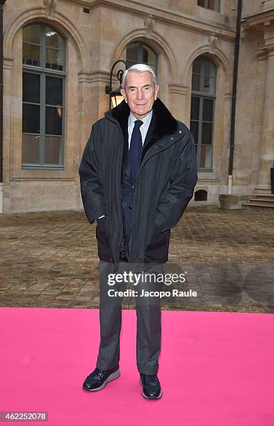 Carlo Rossella attends the Schiaparelli show as part of Paris Fashion Week Haute Couture Spring/Summer 2015 on January 26, 2015 in Paris, France.