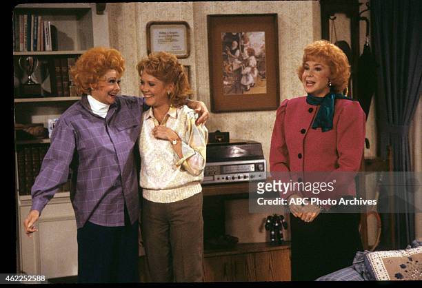 Mother of the Bride" - Airdate: November 15, 1986. L-R: LUCILLE BALL;ANN DUSENBERRY;AUDREY MEADOWS