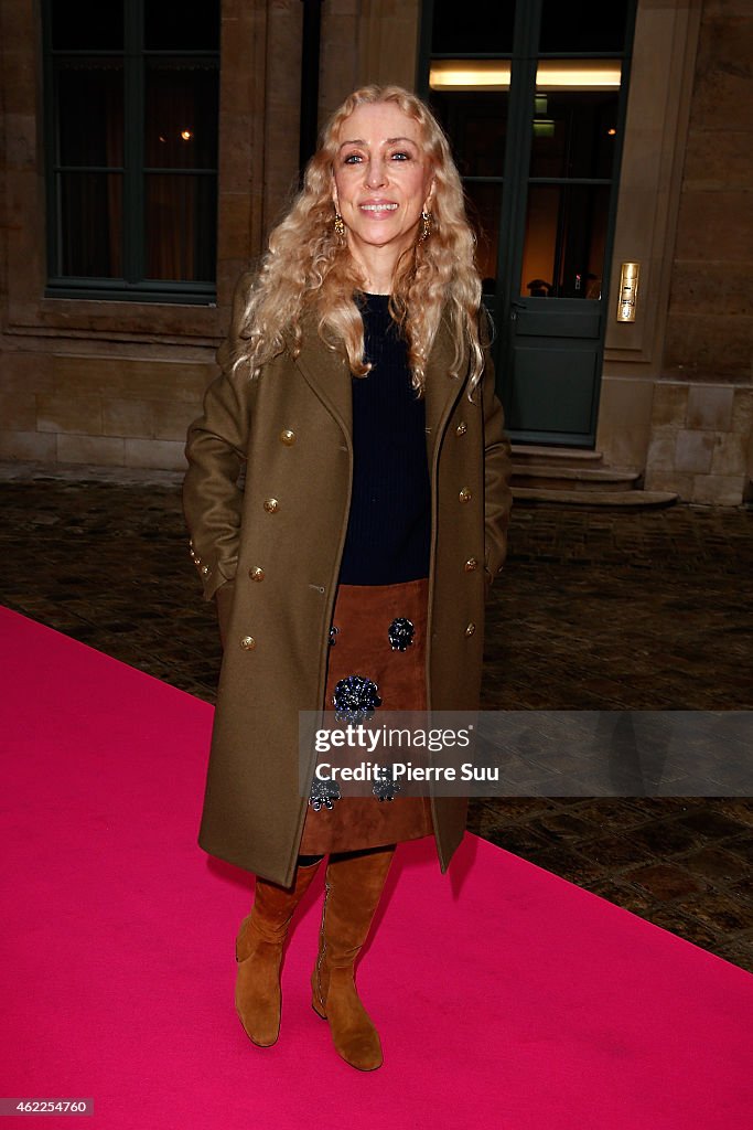 Schiaparelli : Outside Arrivals - Paris Fashion Week - Haute Couture S/S 2015