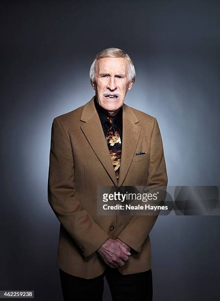 Entertainer and tv presenter Bruce Forsyth is photographed for the Daily Mail on December 8, 2014 in London, England.