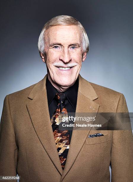 Entertainer and tv presenter Bruce Forsyth is photographed for the Daily Mail on December 8, 2014 in London, England.