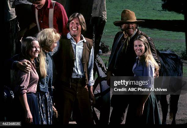 How The West Was Won" - Airdate: February 12, 1978. L-R: VICKI SCHRECK;EVA MARIE SAINT;WILLIAM KIRBY CULLEN;BRUCE BOXLEITNER;JAMES ARNESS;KATHRYN...