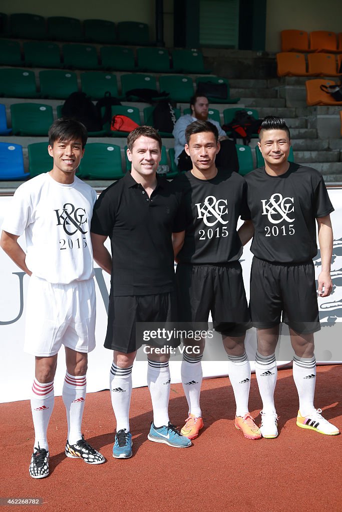 Michael Owen Attends Friendly Match In Hong Kong