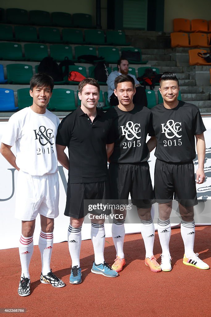 Michael Owen Attends Friendly Match In Hong Kong