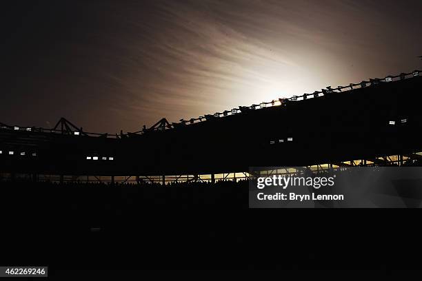 General view of the stands inside St Mary's Stadium during the FA Cup Fourth Round match between Southampton and Crystal Palace at St Mary's Stadium...