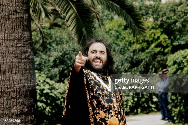 -- This photo taken in May 1975 shows Greek singer Demis Roussos posing during the Cannes film festival . Roussos, best known for operatic pop...