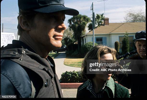 Pressure Cooker" - Airdate: March 17, 1975. L-R: STEVE FORREST;DARLEEN CARR;JAMES COLEMAN