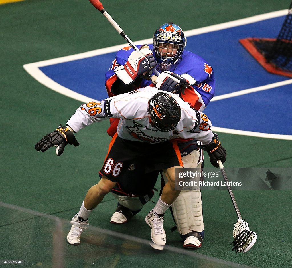 Toronto Rock take on the Buffalo bandits in NLL action