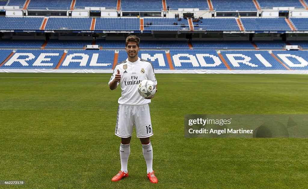 Real Madrid Unveil New Signing Lucas Silva