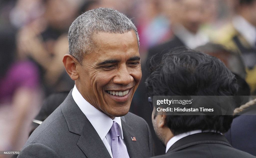 U.S. President Barack Obama Attends 'At Home' Reception At Rashtrapati Bhavan