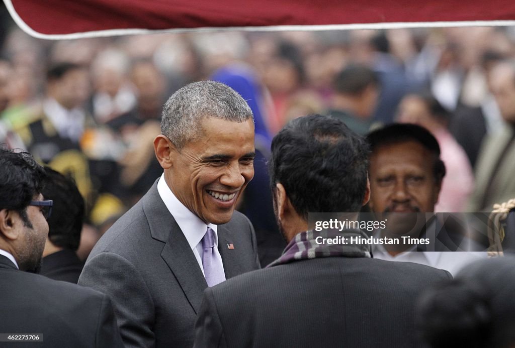 U.S. President Barack Obama Attends 'At Home' Reception At Rashtrapati Bhavan