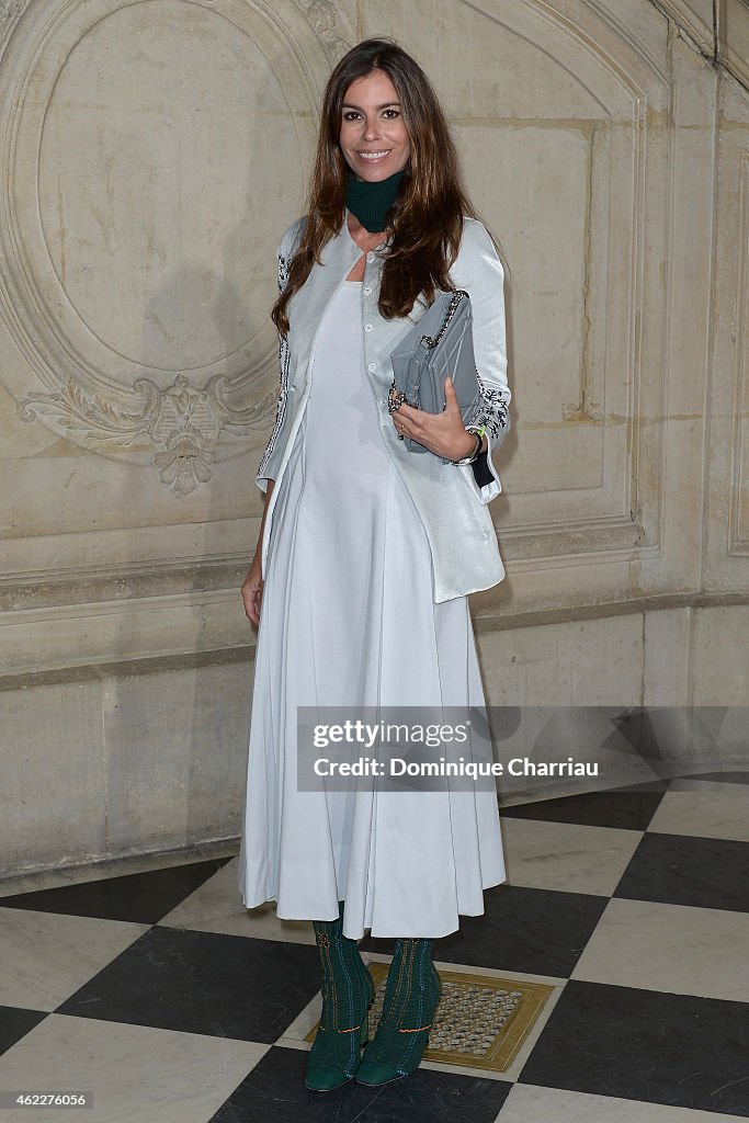 Christian Dior  : Outside Arrivals - Paris Fashion Week - Haute Couture S/S 2015