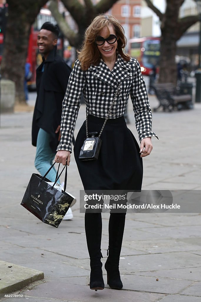 London Celebrity Sightings -  January 26, 2015