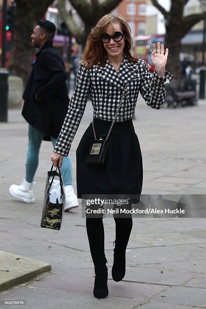 London Celebrity Sightings -  January 26, 2015