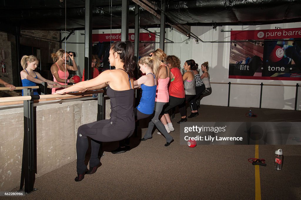 Pure Barre Hosts Pop-up Studio - Day 4 - 2015 Park City