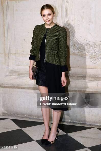 Elizabeth Olsen attends the Christian Dior show as part of Paris ...