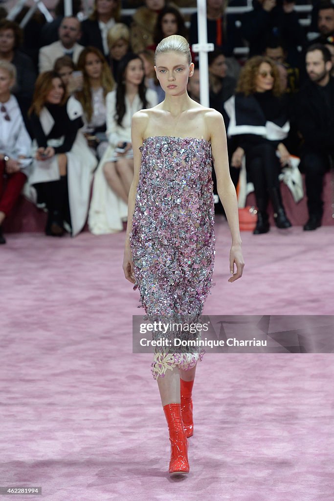 Christian Dior : Runway - Paris Fashion Week - Haute Couture S/S 2015