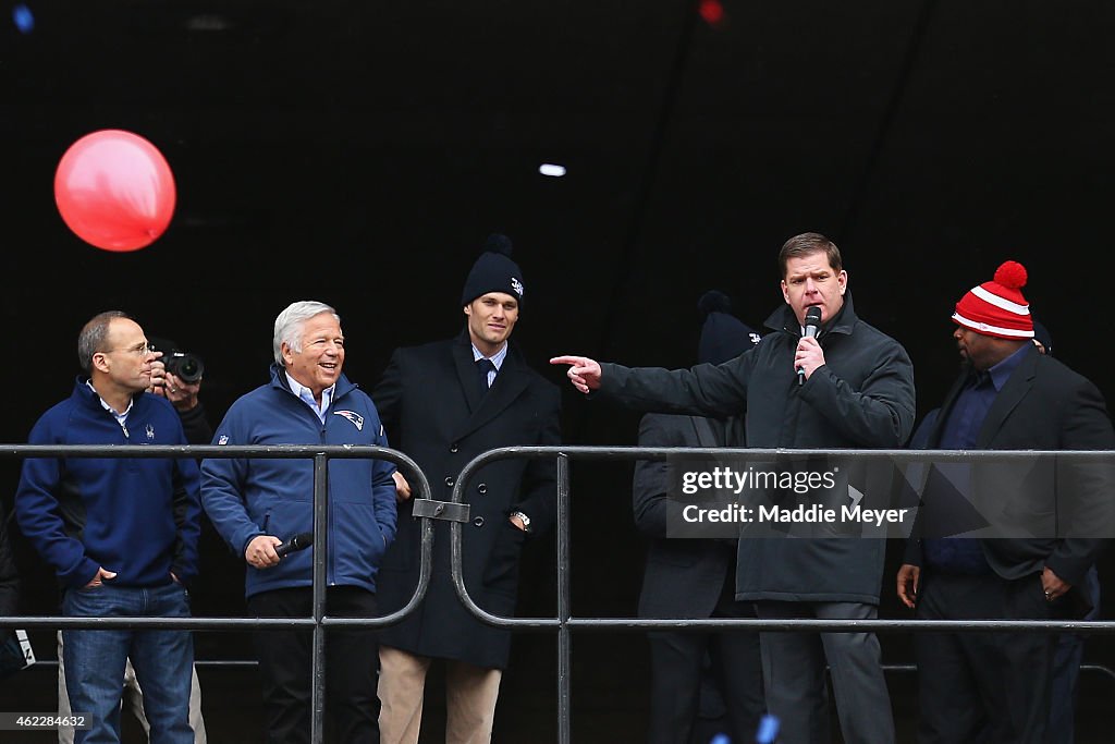 New England Patriots Send-Off Rally