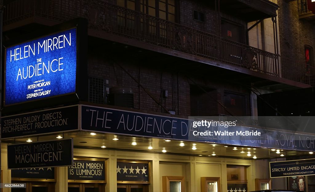 "The Audience" Theatre Marquee Unveiling