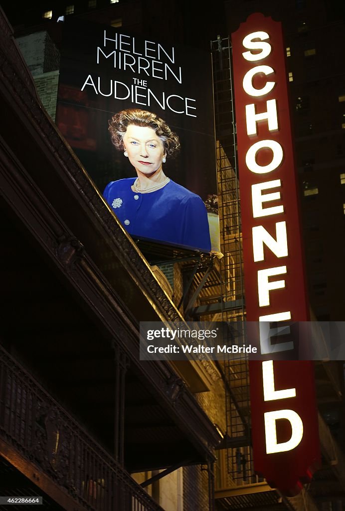 "The Audience" Theatre Marquee Unveiling