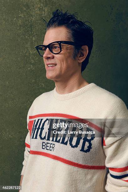 Producer Johnny Knoxville of "Being Evel" poses for a portrait at the Village at the Lift Presented by McDonald's McCafe during the 2015 Sundance...