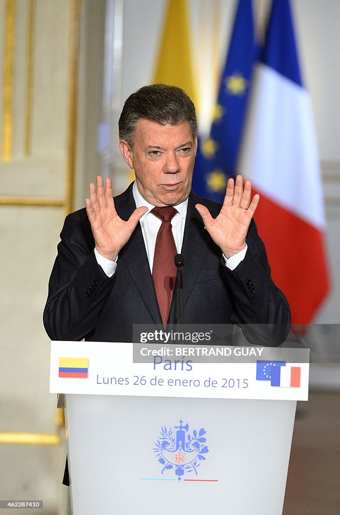 FRANCE-COLOMBIA-DIPLOMACY
