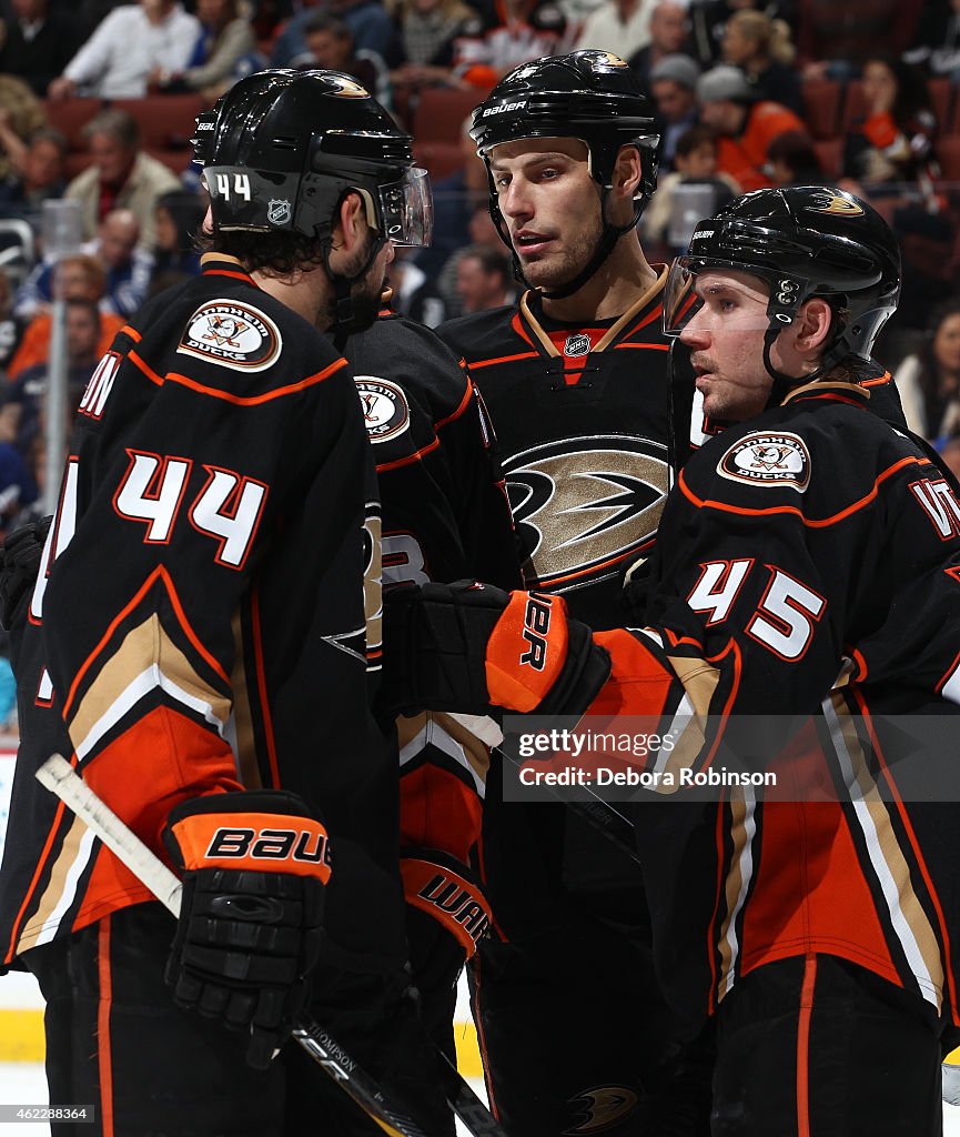 Toronto Maple Leafs v Anaheim Ducks