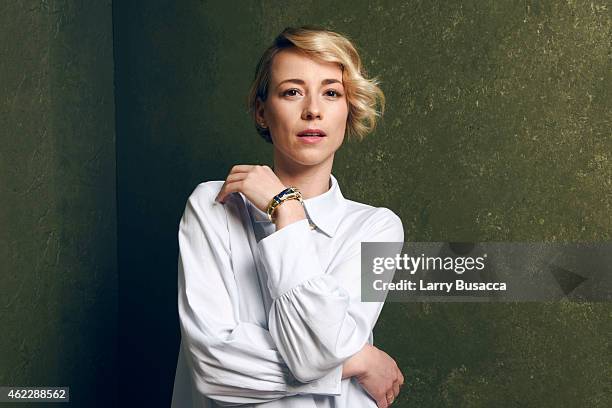 Actress Karine Vanasse of "The Forbidden Room" poses for a portrait at the Village at the Lift Presented by McDonald's McCafe during the 2015...