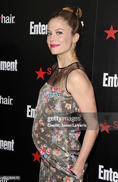 Actress Claire Coffee attends the Entertainment Weekly celebration honoring nominees for the Screen Actors Guild Awards at Chateau Marmont on January...