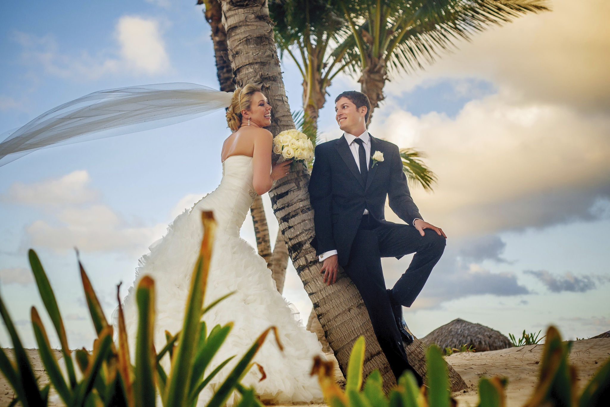 Beach Wedding Bride and Groom Beach Wedding Bride and Groom