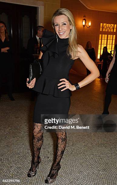 Lara Lewington attends Debrett's 500 party, hosted at The Club at Cafe Royal on January 26, 2015 in London, England. The Debrett's 500 recognise the...