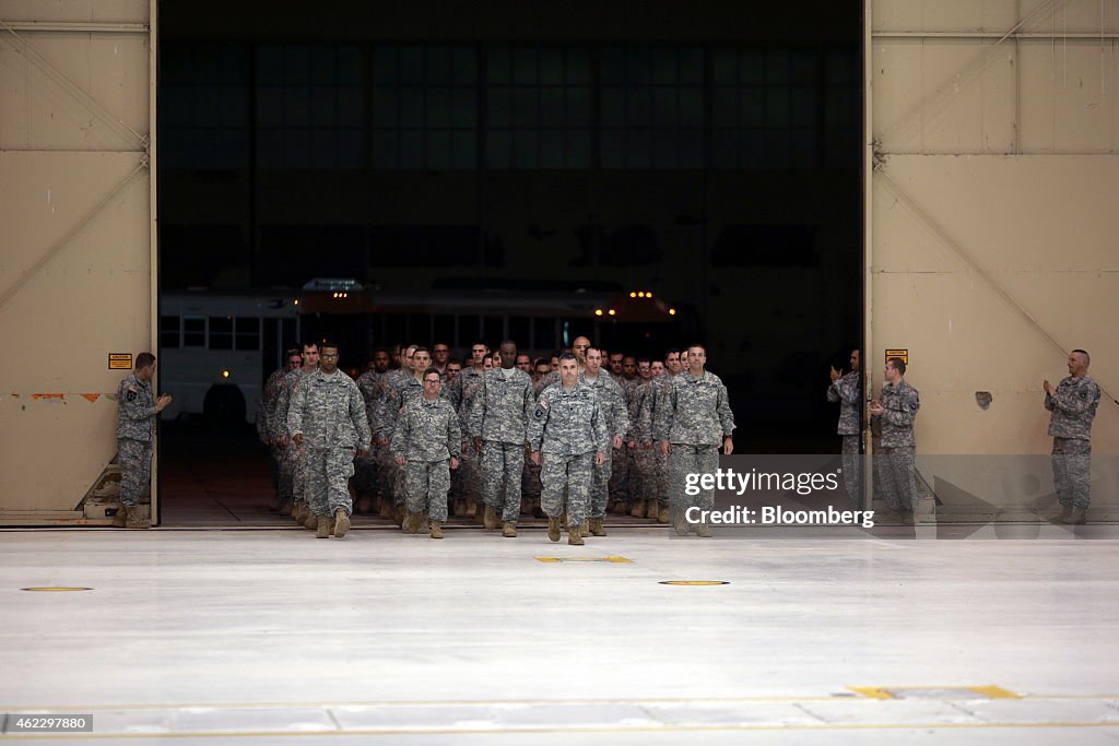 U.S. Troops Return From Ebola Mission In Liberia