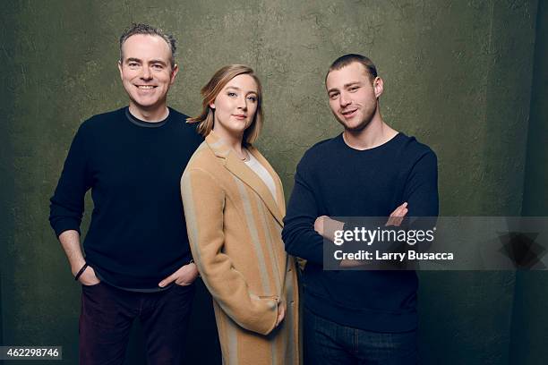 Director John Crowley, actress Saoirse Ronan and actor Emory Cohen of "Brooklyn" pose for a portrait at the Village at the Lift Presented by...