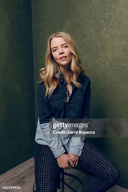 Actress Anya Taylor-Joy of "The Witch" poses for a portrait at the Village at the Lift Presented by McDonald's McCafe during the 2015 Sundance Film...