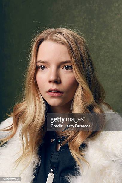Actress Anya Taylor-Joy of "The Witch" poses for a portrait at the Village at the Lift Presented by McDonald's McCafe during the 2015 Sundance Film...