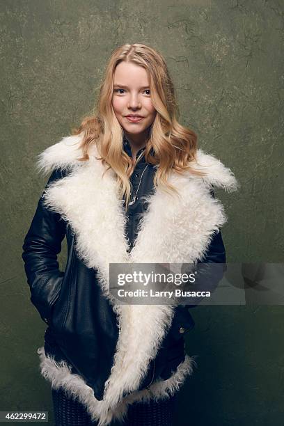 Actress Anya Taylor-Joy of "The Witch" poses for a portrait at the Village at the Lift Presented by McDonald's McCafe during the 2015 Sundance Film...