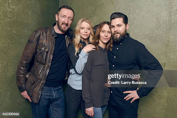 Actors Ralph Ineson, Anya Taylor-Joy, Kate Dickie and director/writer Robert Eggers of "The Witch" pose for a portrait at the Village at the Lift...