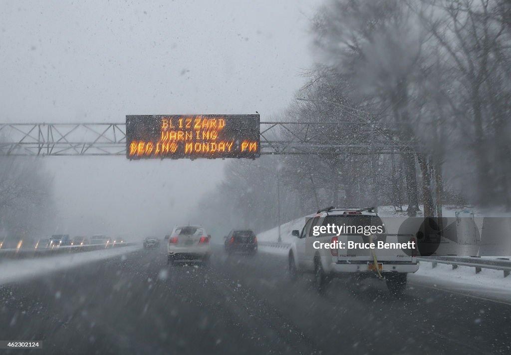 Blizzard Barrels Into Northeastern U.S.