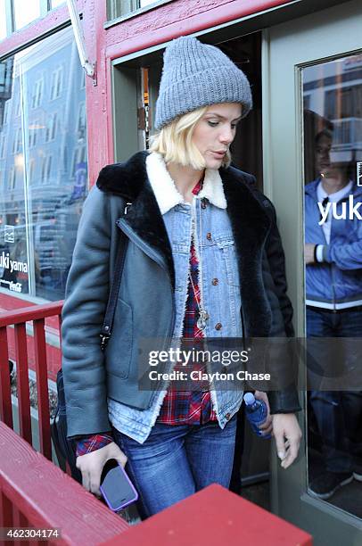 Brooklyn Decker attends Music Lodge Hosts MTV Interview Studio on January 26, 2015 in Park City, Utah.