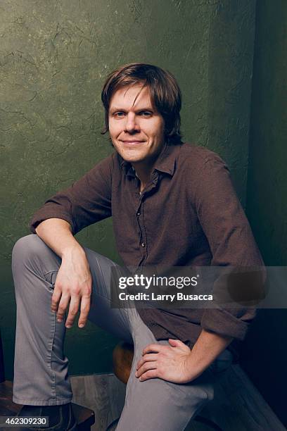 Writer/director James C. Strouse of "People, Places, Things" poses for a portrait at the Village at the Lift Presented by McDonald's McCafe during...