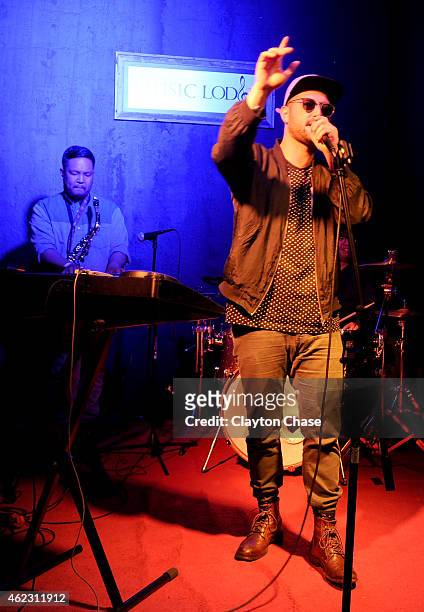8th Grander performs at Music Lodge Hosts MTV Interview Studio on January 26, 2015 in Park City, Utah.