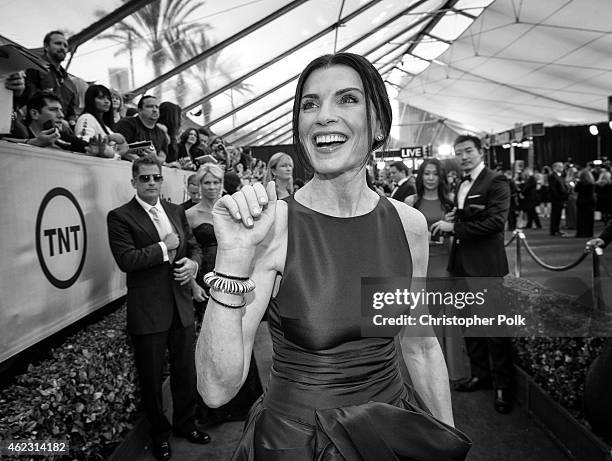 Actress Julianna Margulies attends TNT's 21st Annual Screen Actors Guild Awards at The Shrine Auditorium on January 25, 2015 in Los Angeles,...