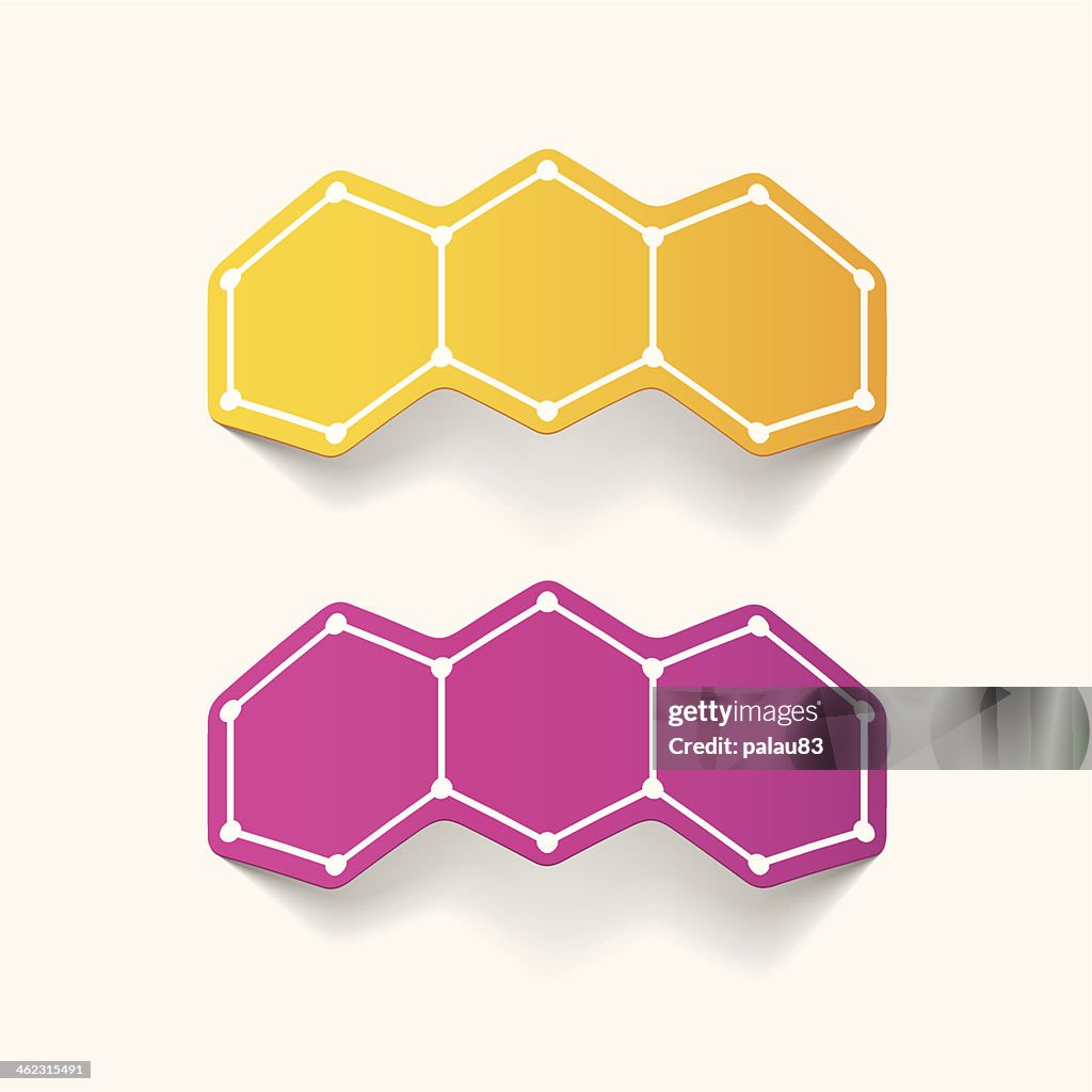 Structure Sticker Molecular Structure Sticker High-Res Vector Graphic - Getty Images