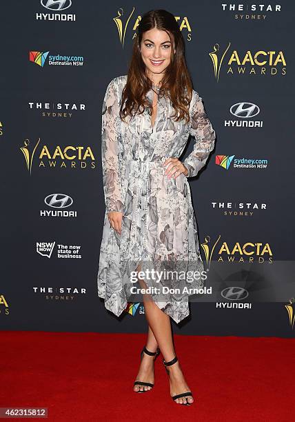 Charlotte Best arrives at the 4th AACTA Awards Luncheon at The Star on January 27, 2015 in Sydney, Australia.