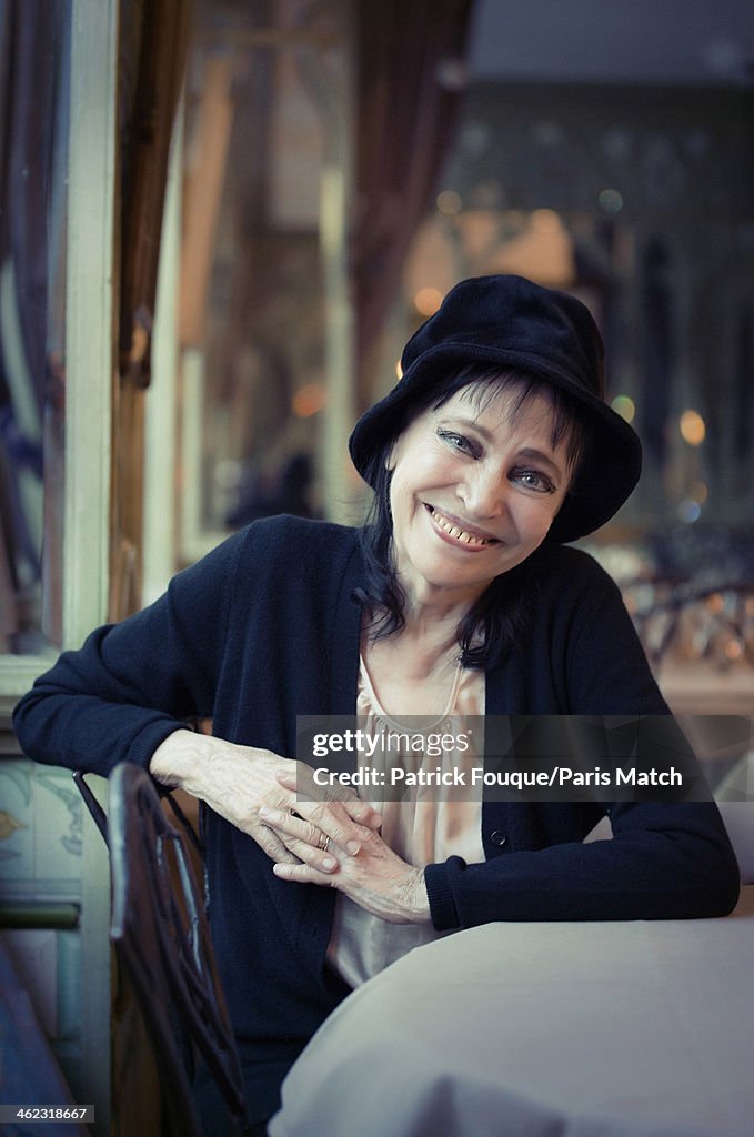 Anna Karina, Paris Match Issue 3373, January 15, 2014