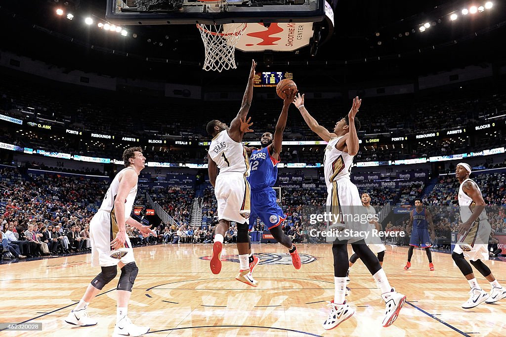 Philadelphia 76ers v New Orleans Pelicans